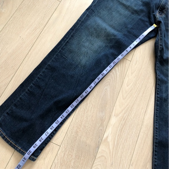 Levi’s Dark Wash Straight Jeans 36x32 - Picture 13 of 13